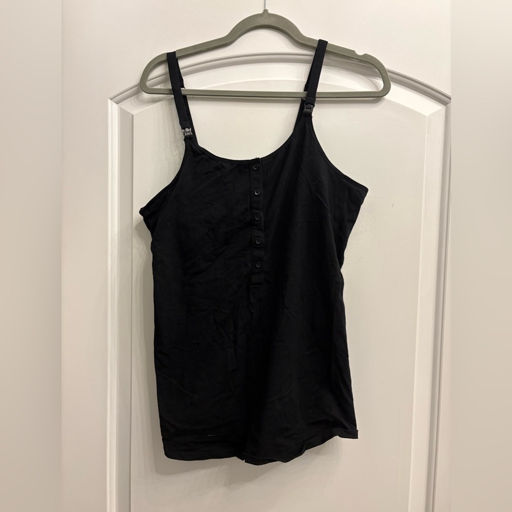 Gilligan & O'Malley Black Camisole Top